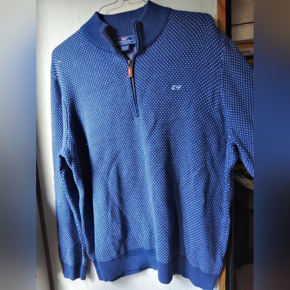 Vineyard Vines 1/4 Zip Sweater, Men's XL